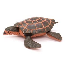 Collectible Wildlife Gifts | Sea Turtle, Hawksbill, Moveable Parts, Plastic Turtle, Design, Realistic Figure, Model, Gift,   4" CWG58 B179 - 1 of 4
