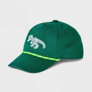 Toddler Boys' Dinosaur Baseball Hat - Cat & Jack™ Green - 1 of 3