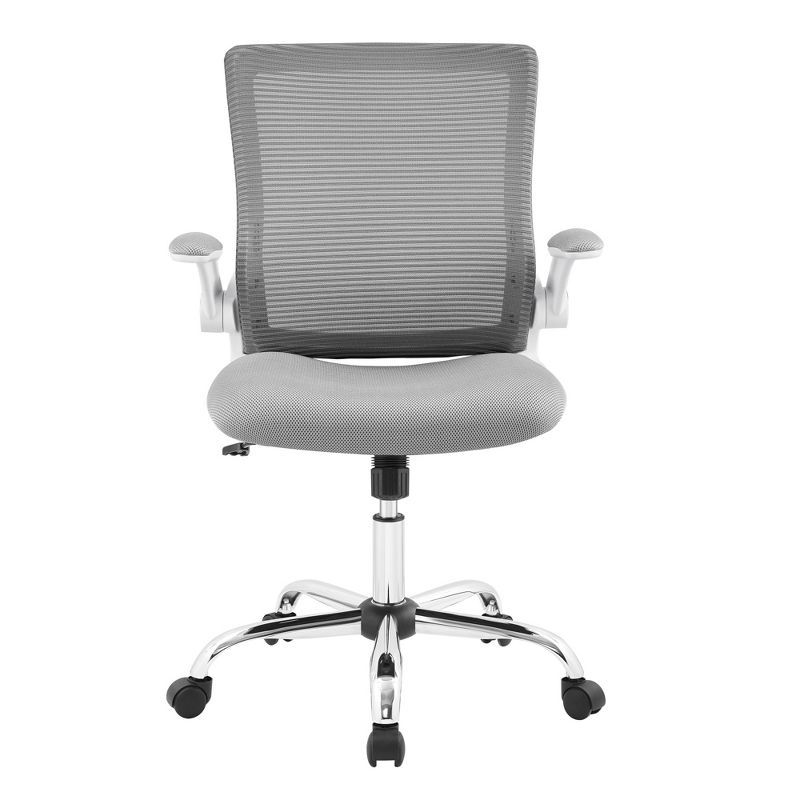 Works Creativity Mesh Office Chair with Chrome Base Gray - Serta, 3 of 10