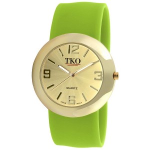 TKO Orlogi Metal Slapper with Silicone Band - Gold/Lime - 1 of 1