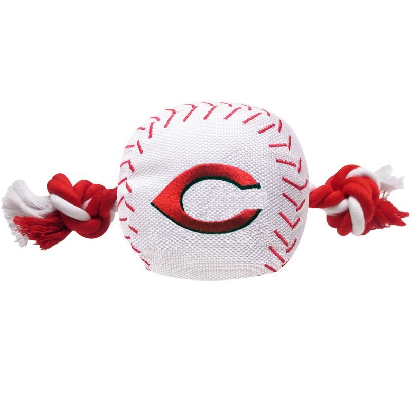 MLB Nylon Baseball Rope Pets Toy, 1 of 2