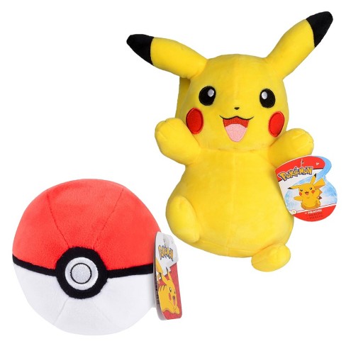 Pokemon Pokeball And 8 Pikachu Plush Stuffed Animal Toy Set Of 2 Target