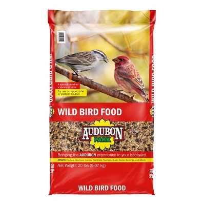 Audubon Park 20lbs Wild Bird Food: Nutritious Mix for Quail & Doves, Ideal for Year-Round Feeding