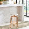 Osamu Counter Stool - FOX3257A - Cream/Orange - Safavieh Couture - 3 of 4