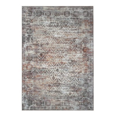 Diamond Lattice Non-Slip Machine Washable Indoor Area Rug or Runner by Blue Nile Mills