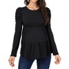 LXT-Maternity Shirts Maternity Tunic Blouse Tops - 2 of 4