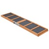vidaXL Dog Ramp Gray 47.2"x11.8" Solid Wood Fir - 2 of 4