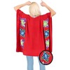 HAPPY BAY Women's Beachwear Swimsuit Coverups for Women Summer Swim Beach Dress Cover Ups for Swimwear Women Loose Party Bathing Suit 1X-2X Red Floral - 2 of 3