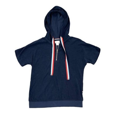 Women's Loop Terry Short Sleeve Hoodie - SOL ANGELES
