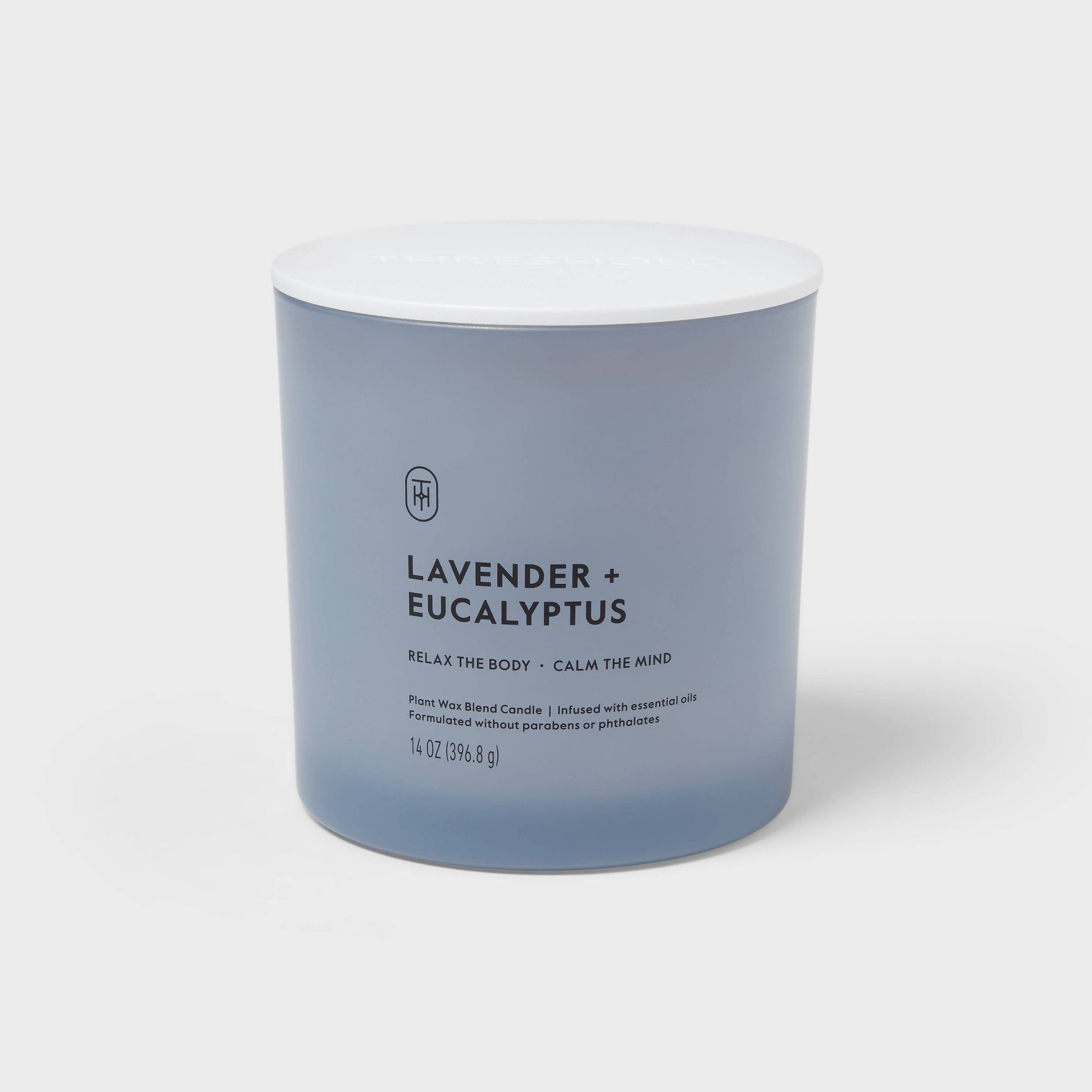 2 Wick Glass Lavender and Eucalyptus Jar Candle 14oz - Threshold™