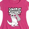 Girls' - Rugrats - Reptar Tokyo Fit & Flair Cap Sleeve Dress - 2 of 3