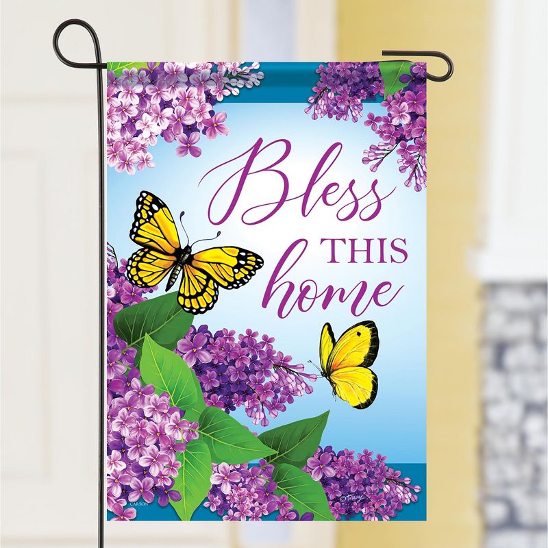Collections Etc Bless this Home Double-Sided Garden Flag, 18"H, 2 of 3