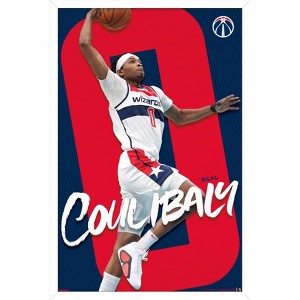 Trends International NBA Washington Wizards - Bilal Coulibaly 25 Framed Wall Poster Prints - 1 of 4