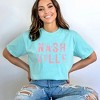 Simply Sage Market Women's Pink Nashville Short Sleeve Garment Dyed Tee - 2 of 2