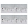 Split P Snow Family Placemat Set of 4 - 4 of 4
