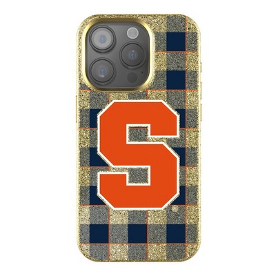 Keyscaper NCAA Plaid Bling Cell Phone Case for iPhone 15 Plus