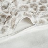 Chanasya Leopard Faux Fur Duvet Cover Set - 4 of 4