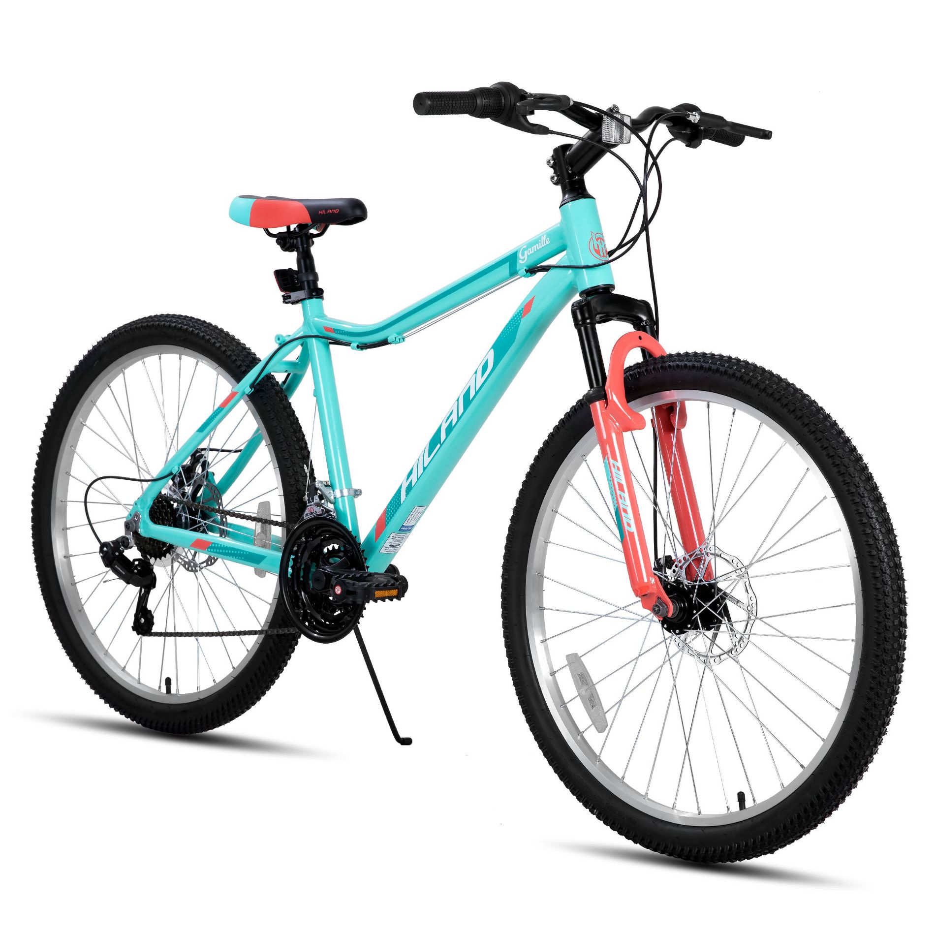HILAND Mountain Bike for Women, 26 inch, Green