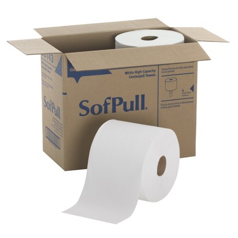 Sofpull Paper Towel Roll, 1-ply, White, 560 Sheets, 2240 Count : Target