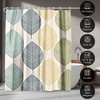 Americanflat 71" x 74" Shower Curtain, Leaves Multicolor by Lisa Nohren - 4 of 4