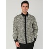 Lars Amadeus Men's Animal Print Button Down Long Sleeve Vintage Shirt - 2 of 4