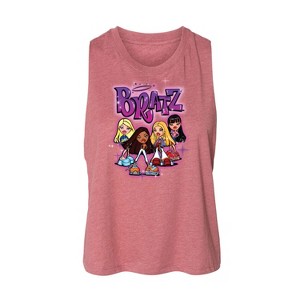 Women's - Bratz - Classic Cartoon Dolls Graphic Racerback Tank - 1 of 3