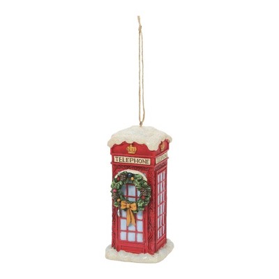 Jim Shore 4.5 Inch Christmas Phone Box Ornament Heartwood Creek Tree Ornaments