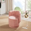 Sapphtopaz Accent Chair 360 Degree Swivel Sofa Chair Comfy Single Barrel Chair with Storage Space for Living Room, Bedroom, Office, Small Rooms - 4 of 4