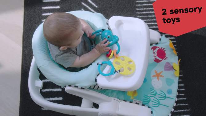 Baby Einstein Ocean Explorers Sea of Support 2-in-1 Sit-Up Infant Floor Seat, 2 of 23, play video
