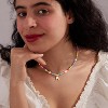 Girls' Initial Necklace - Colorful Beaded Choker, 14K Gold Plated Personalized Gift - 3 of 4