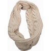 Zuppad Womens Thick Ribbed Knit Winter Infinity Circle Loop Scarf - 3 of 4