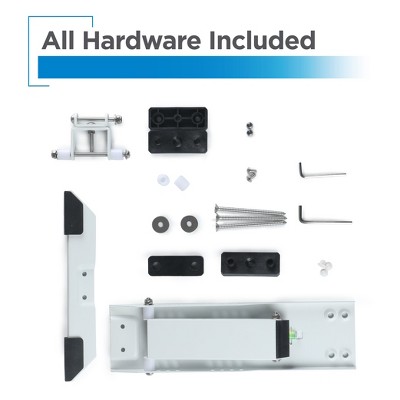 Heavy Duty Adjustable White Steel Air Conditioner Mounting Bracket