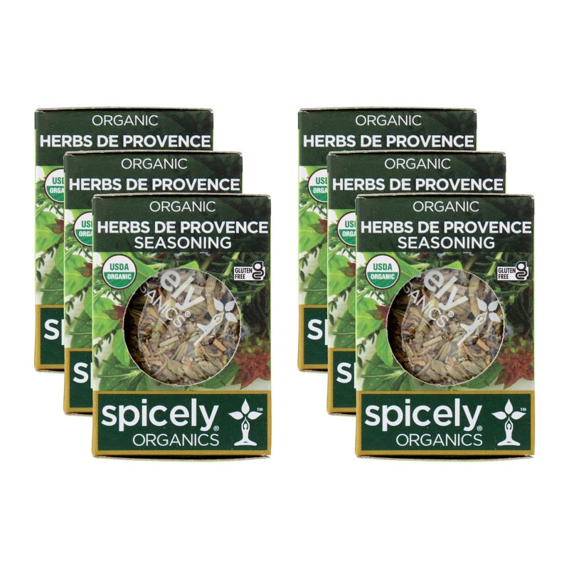 Spicely Organics - Organic Herbs De Provence Seasoning - Case of 6/.1 oz, 1 of 7