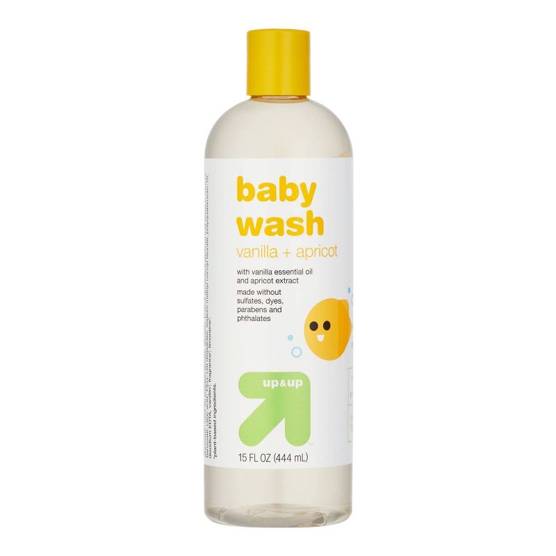 Baby Wash with Vanilla &#38; Apricot - 15 fl oz - up &#38; up&#8482;, 1 of 5
