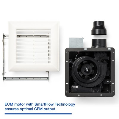 White Metal Energy Star Ceiling Mount Ventilation Fan