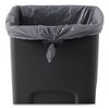 Rubbermaid Commercial Untouchable Square Waste Receptacle, 23 gal, Plastic, Black - 2 of 4