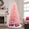 LuxenHome 6.5Ft Pre-Lit Pink Full Artificial Christmas Tree - 4 of 4