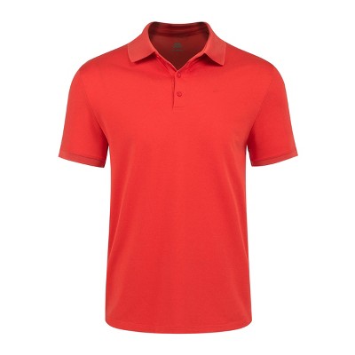 Mio Marino - Men's Classic-fit Cotton-blend Pique Polo Shirt - Red ...