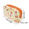 Unique Bargains Women's Octagonal Travel Organizer Toiletry Bag Orange 1 Pc - 2 of 3