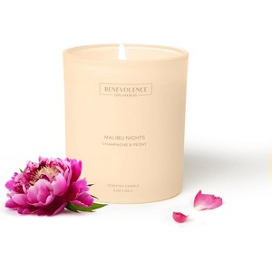 Benevolence LA Malibu Nights Scented Candle 8oz, 45-Hour Burn - 1 of 4