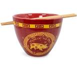 Boom Trenz Year Of The Pig Zodiac 16-Ounce Ramen Bowl and Chopstick Set
