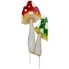 Northlight Double Mushrooms Outdoor Garden Stake - 16" - Red and Green - 3 of 4