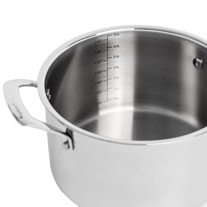 BergHOFF Professional Tri-Ply 18/10 Stainless Steel Stockpot with Stainless Steel Lid, 3 of 8