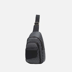 MKF Collection Kace M logo Printed Vegan Leather Women’s Sling Bag by Mia K - 1 of 4