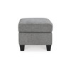 Signature Deisgn by Ashley Contemporary Mathonia Ottoman, Smoke - 4 of 4