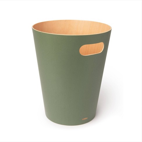 Umbra 2gal Woodrow Indoor Trash Can Green