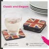 Pimpernel Union Jack Coasters Set of 6 - 4.25" Square - 3 of 4