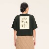 Women's Graphic Print Short Sleeve T-Shirt - Woolrich x Target Olive Green - 3 of 4