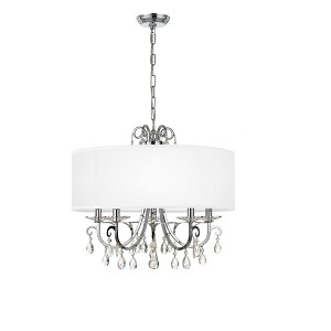 Crystorama Lighting Othello 5 - Light Chandelier in  Polished Chrome - 1 of 4