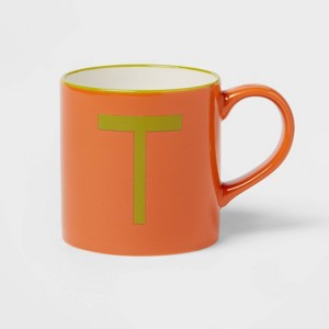 16oz Stoneware Monogram Mug - Opalhouse™ - 1 of 3